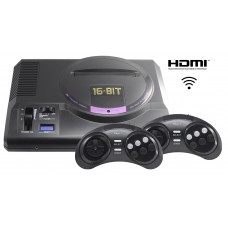 Игровая приставка Sega Retro Genesis HD Ultra + 150 игр (2 беспроводных 2.4ГГц джойстика, HDMI кабель)