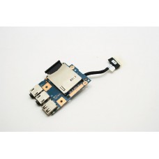 Звуковая плата с разъемами card reader, USB 48.4PA04.01M для ноутбука Lenovo B570, B570e